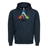 Navy ARK SURVIVAL EVOLVED GAME PLAY Zipper Hoodie - artisFamous