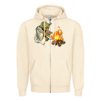 Sandshell Yoda is warming up Zipper Hoodie - artisFamous