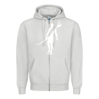 Dove Grey Surf Zipper Hoodie - artisFamous