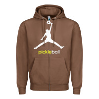 Chestnut funny pickleball Zipper Hoodie - artisFamous