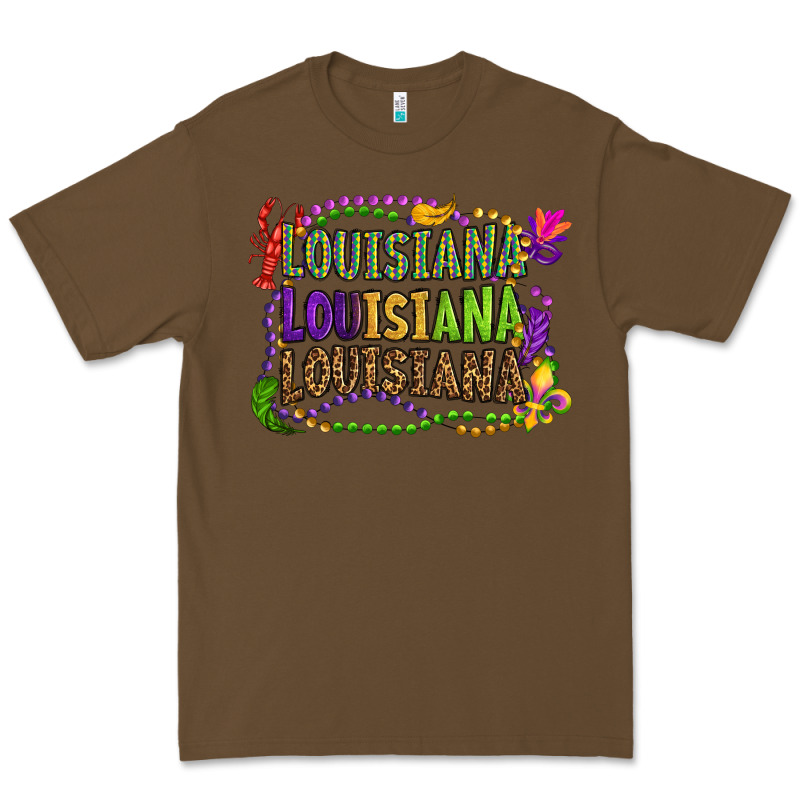 Louisiana Louisiana Louisiana Mardi Gras Premium Tee by OliviaCreatesArt | Teevron