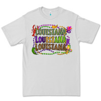 Dove Grey louisiana louisiana louisiana mardi gras Premium Tee - OliviaCreatesArt