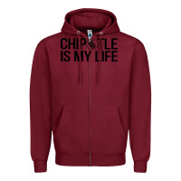 Burgundy chipotle is my life Zipper Hoodie - artisFamous
