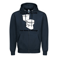 Toilet Zipper Hoodie | Teevron