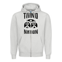 Dove Grey Taino Nation Gift Puerto Rico Zipper Hoodie - artisFamous