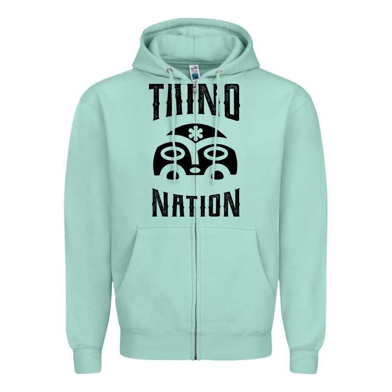 Taino Nation Gift Puerto Rico Zipper Hoodie by artisFamous | Teevron