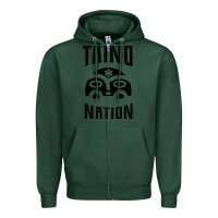 Sports Green Taino Nation Gift Puerto Rico Zipper Hoodie - artisFamous