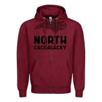 Burgundy North Carolina State North Cackalacky Zipper Hoodie - artisFamous