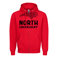 Red North Carolina State North Cackalacky Zipper Hoodie - artisFamous