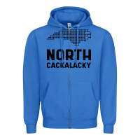 True Royal North Carolina State North Cackalacky Zipper Hoodie - artisFamous