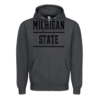 Smoke Michigan MI State vintage Athletic Style Zipper Hoodie - artisFamous