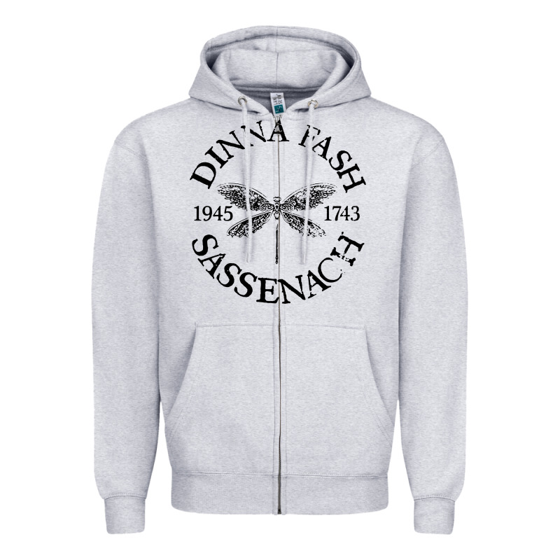 Dinna Fash Sassenach Zipper Hoodie by artisFamous | Teevron