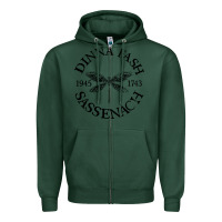 Sports Green dinna fash sassenach Zipper Hoodie - artisFamous