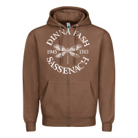 Chestnut dinna fash sassenach Zipper Hoodie - artisFamous