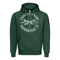 Sports Green dinna fash sassenach Zipper Hoodie - artisFamous