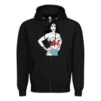 Wonder Woman Zipper Hoodie | Teevron