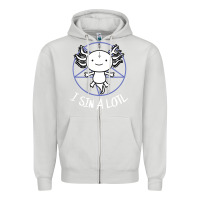 Dove Grey i sin a lotl hail satan pentagram Zipper Hoodie - artisFamous