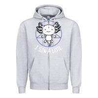 Heather Grey i sin a lotl hail satan pentagram Zipper Hoodie - artisFamous