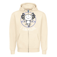 Sandshell i sin a lotl hail satan pentagram Zipper Hoodie - artisFamous