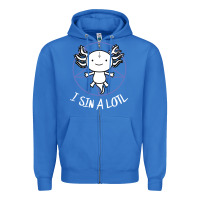 I Sin A Lotl Hail Satan Pentagram Zipper Hoodie | Teevron