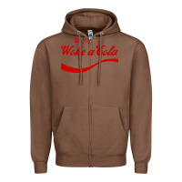 Chestnut enjoy woke a cola Zipper Hoodie - artisFamous