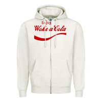 Oatmeal Heather enjoy woke a cola Zipper Hoodie - artisFamous