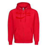 Red enjoy woke a cola Zipper Hoodie - artisFamous