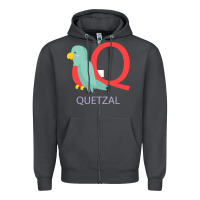 Smoke Cute Quetzal Kid's Zipper Hoodie - artisFamous