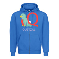 True Royal Cute Quetzal Kid's Zipper Hoodie - artisFamous