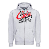 Heather Grey bara cuda Zipper Hoodie - artisFamous