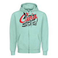 Seafoam bara cuda Zipper Hoodie - artisFamous