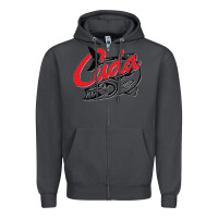 Smoke bara cuda Zipper Hoodie - artisFamous