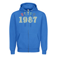 True Royal Retro 1987 Zipper Hoodie - artisFamous