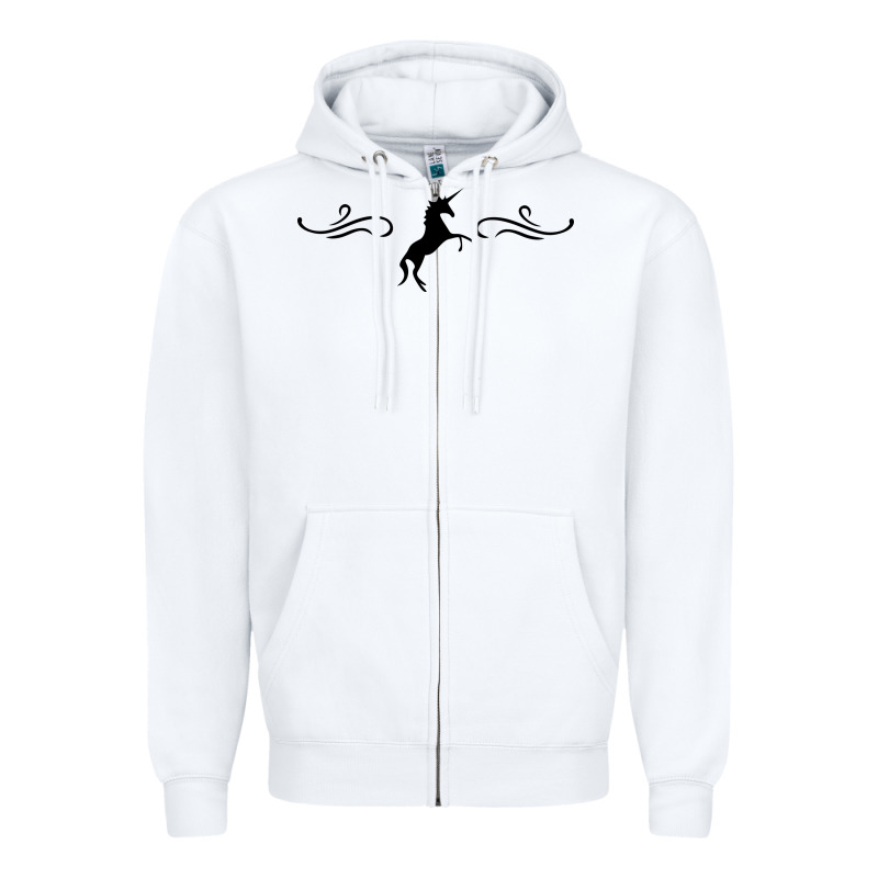 Unicorn Zipper Hoodie by artisFamous | Teevron