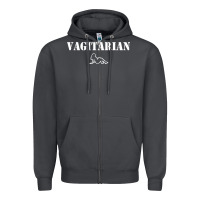 Vagitarian Zipper Hoodie | Teevron