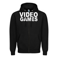 Black video games Zipper Hoodie - artisFamous