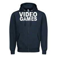 Navy video games Zipper Hoodie - artisFamous