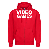 Red video games Zipper Hoodie - artisFamous