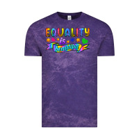 Cloud Purple Equality Is Beautiful Vintage Tee - BundleAndBundleShop