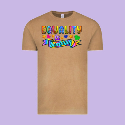 Equality Is Beautiful Vintage Tee Designed By Bundleandbundleshop