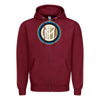 Burgundy Inter Zipper Hoodie - artisFamous