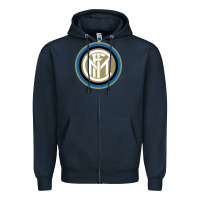 Navy Inter Zipper Hoodie - artisFamous