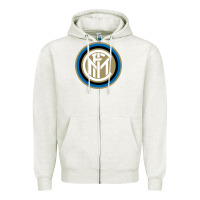 Oatmeal Heather Inter Zipper Hoodie - artisFamous