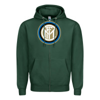 Sports Green Inter Zipper Hoodie - artisFamous