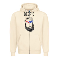 Sandshell beer'd funny Zipper Hoodie - artisFamous