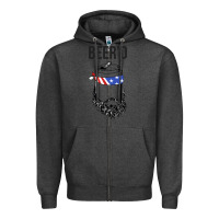 Charcoal Heather beer'd funny Zipper Hoodie - artisFamous