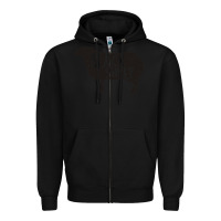 Black black sheep silhouette Zipper Hoodie - artisFamous