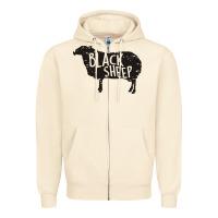 Sandshell black sheep silhouette Zipper Hoodie - artisFamous
