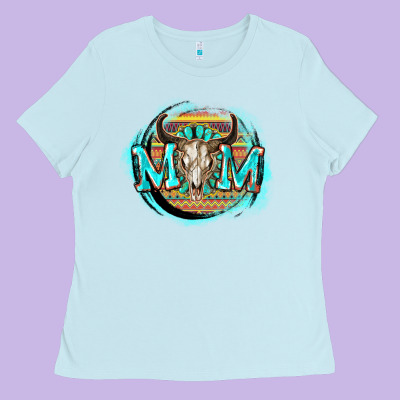 Aztec Mom Mother's Day Ladies Tee Designed By Fadigitalartstudio