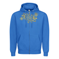 True Royal Gold2 Zipper Hoodie - artisFamous